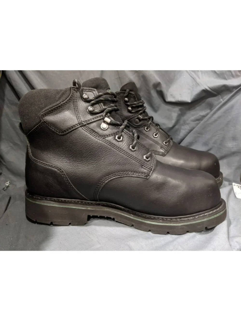 HYTEST Black Steel Toe, Size 11 Waterproof Unisex 6 Inch Boot NEW WITH BOX!
